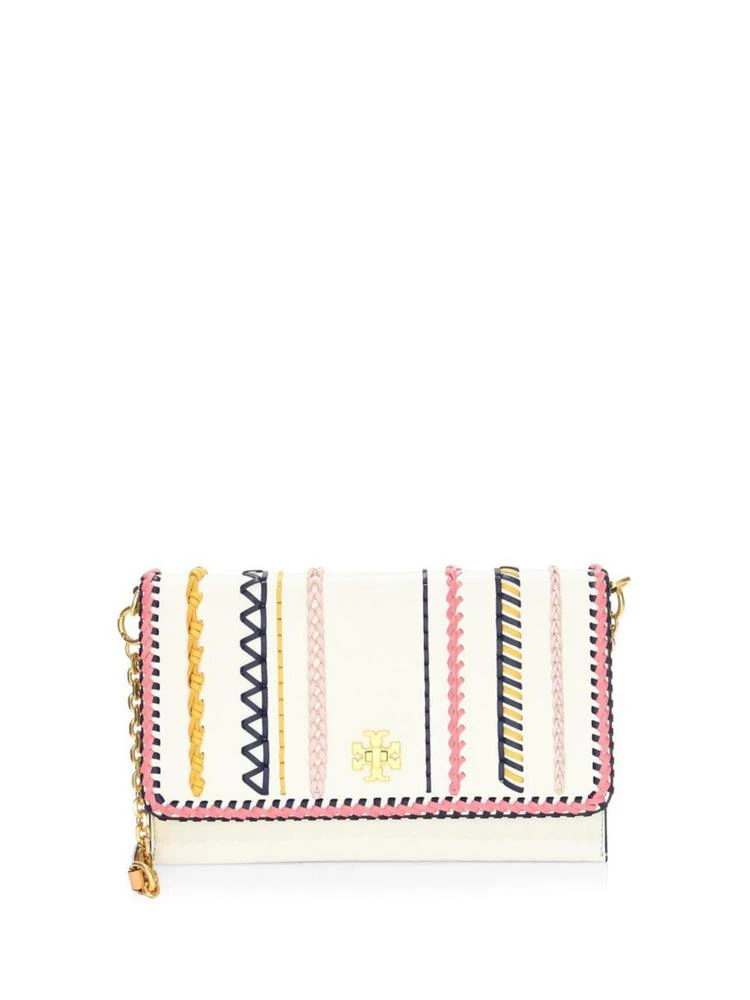 商品Tory Burch|Kira Whipstitch Leather Clutch,价格¥1882,第1张图片