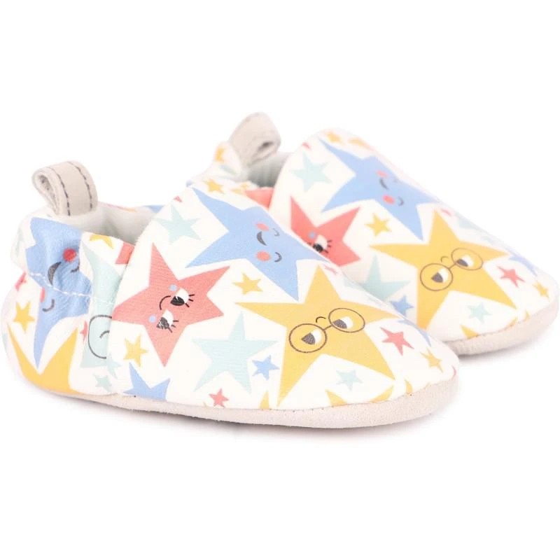 商品Bonnie Mob|Colorful stars print baby shoes in white,价格¥342,第1张图片
