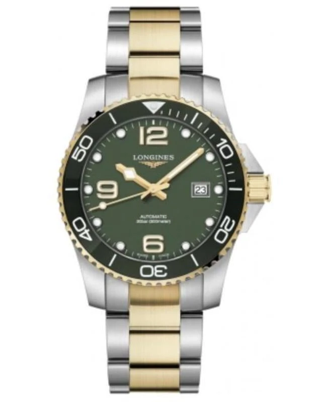 商品Longines|Longines HydroConquest Automatic Green Dial Steel Men's Watch L3.781.3.06.7,价格¥12115,第1张图片