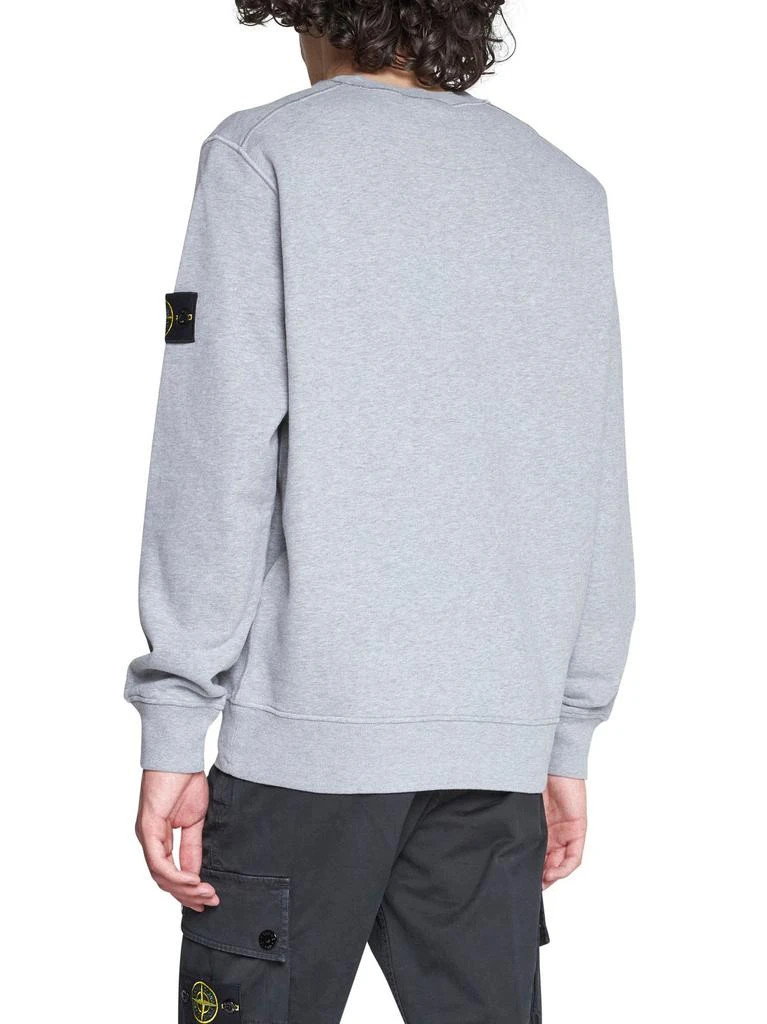 商品Stone Island|Stone Island Logo Patch Crewneck Sweatshirt,价格¥2981,第4张图片详细描述