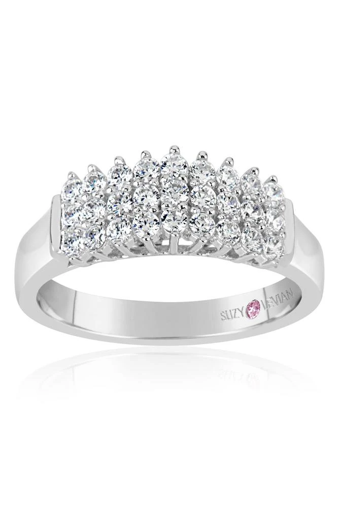 商品Suzy Levian|Sterling Silver Bring the Perfect Amount of Sparkle CZ Ring,价格¥1015,第2张图片详细描述