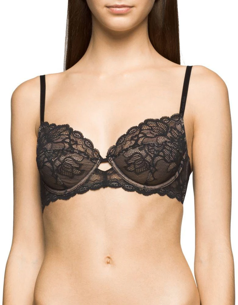 商品Calvin Klein|Seductive Comfort Lace Unlined Full Coverage Bra,价格¥139,第1张图片