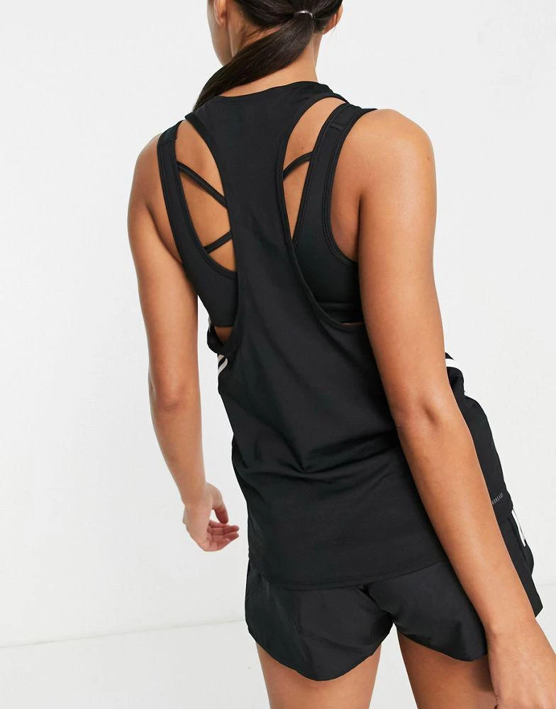 商品Adidas|adidas Training Train Icons 3 Stripe vest in black,价格¥217,第2张图片详细描述