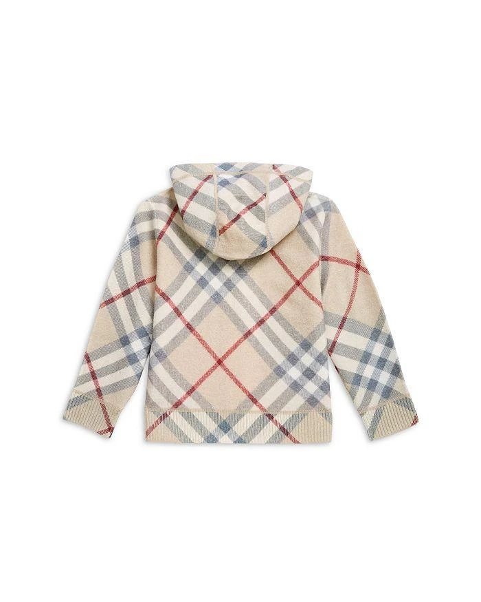 商品Burberry|Boys' Check Wool Hoodie - Little Kid, Big Kid,价格¥1798,第2张图片详细描述