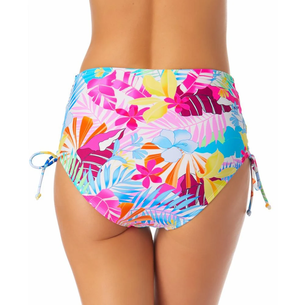 商品California Waves|Juniors' Printed Lace-Up High-Waist Bikini Bottoms, Created for Macy's,价格¥76,第2张图片详细描述