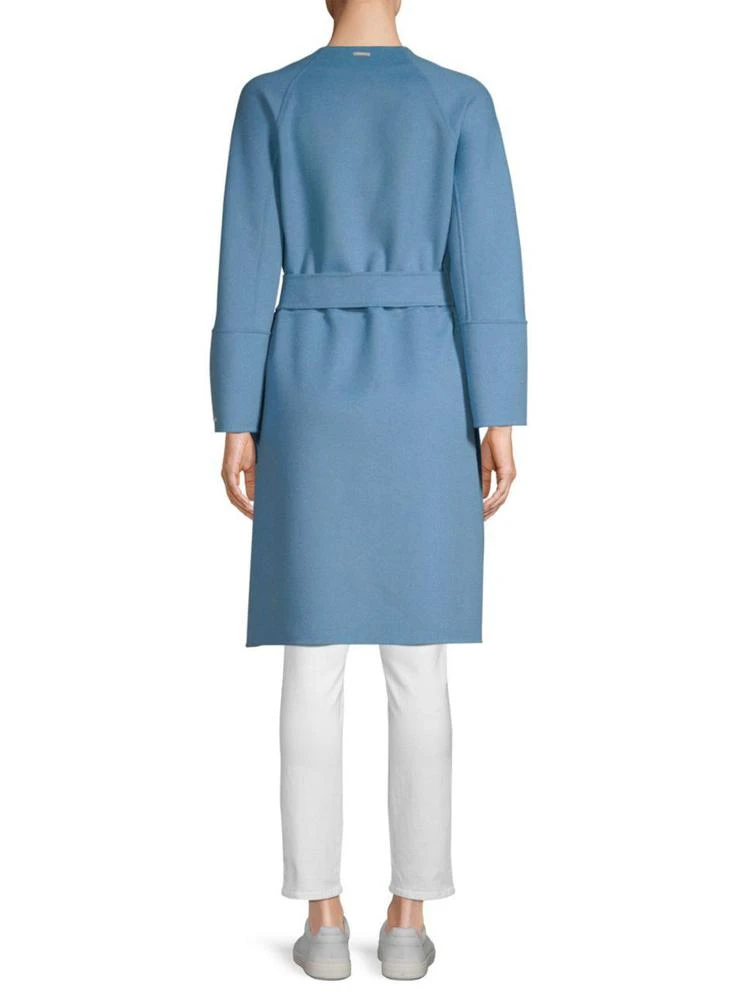 商品Max Mara|Aristo Virgin Wool & Angora Belted Wrap Coat,价格¥4399,第4张图片详细描述