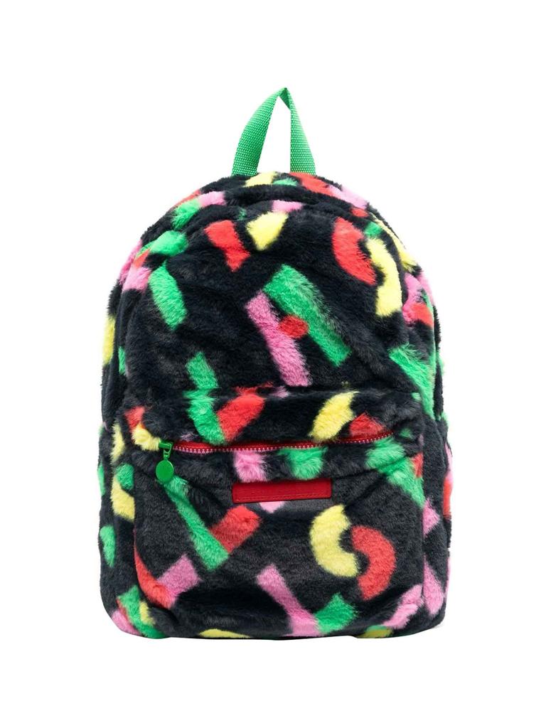 Stella McCartney Kids Black / Multicolor Backpack Girl商品第1张图片规格展示