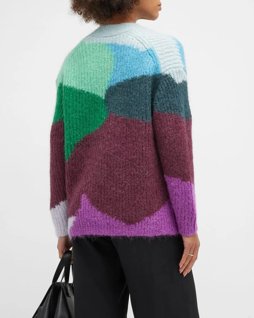 Intarsia Wave Wool-Cashmere Cardigan 商品