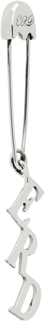 商品Enfants Riches Deprimes|Silver ERD Charm Safety Pin Single Earring,价格¥2792,第2张图片详细描述