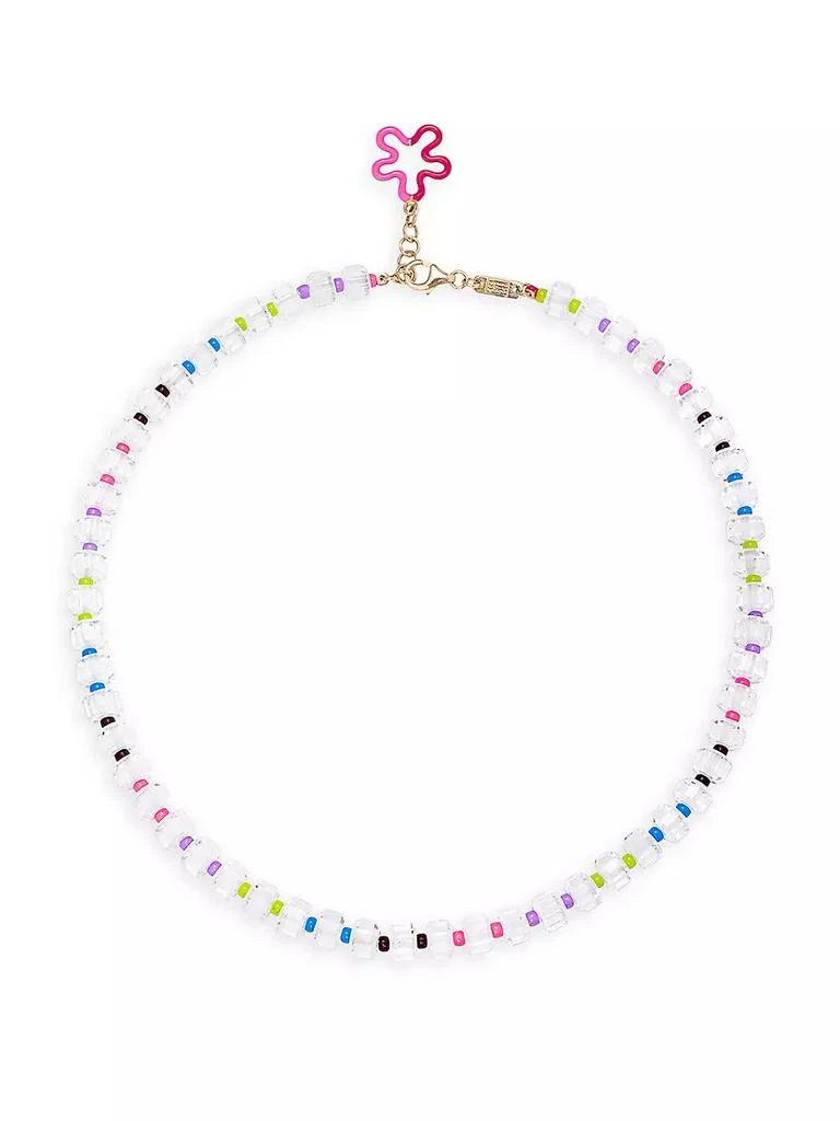 商品Bea Bongiasca|B Beaded Goldtone Silver &amp; Mixed-Media Necklace,价格¥8578,第1张图片