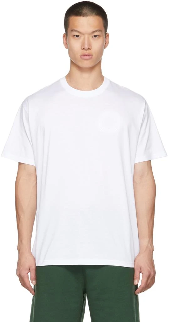 商品Burberry|白色 Logo Graphic Oversized T 恤,价格¥4812,第1张图片