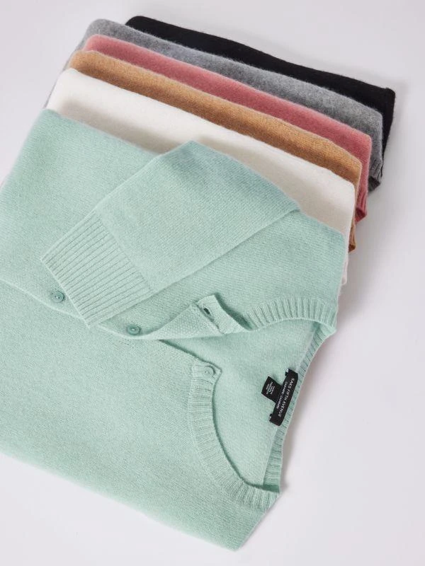 商品Saks Fifth Avenue|Fitted 100% Cashmere Cardigan,价格¥396,第5张图片详细描述