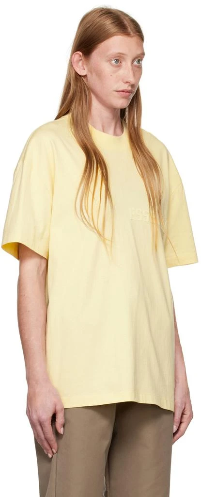 商品Essentials|Yellow Flocked T-Shirt,价格¥309,第2张图片详细描述