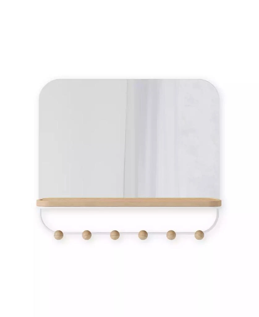 商品Umbra|Estique Mirror with Hooks,价格¥579,第2张图片详细描述