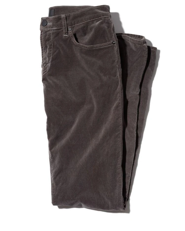 商品J Brand|Tyler Slim Fit Velvet Pants in Andesite,价格¥1112,第3张图片详细描述