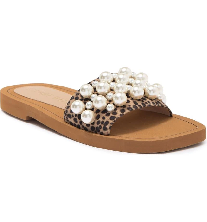 商品Stuart Weitzman|Goldie Slide Sandal,价格¥615,第1张图片