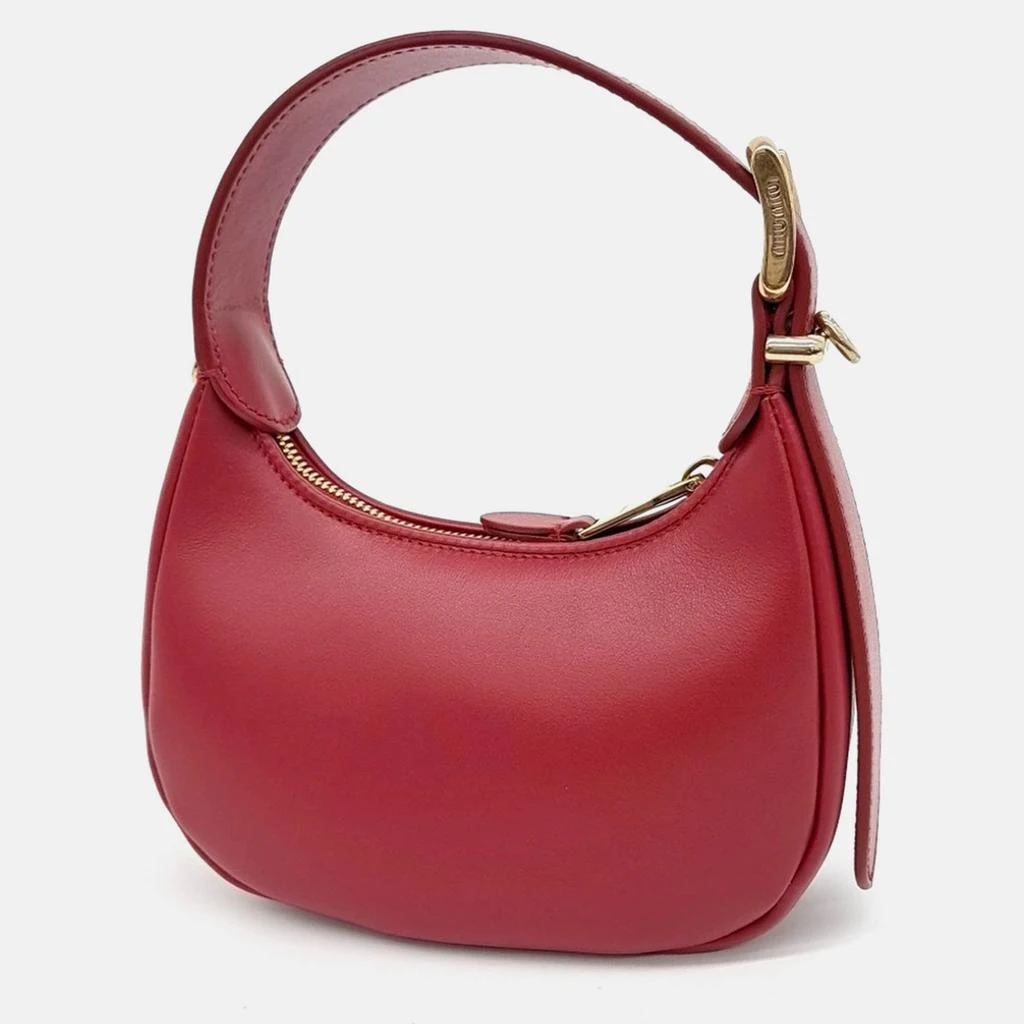 商品[二手商品] Miu Miu|Miu Miu Logo Hobo Bag,价格¥10630,第2张图片详细描述