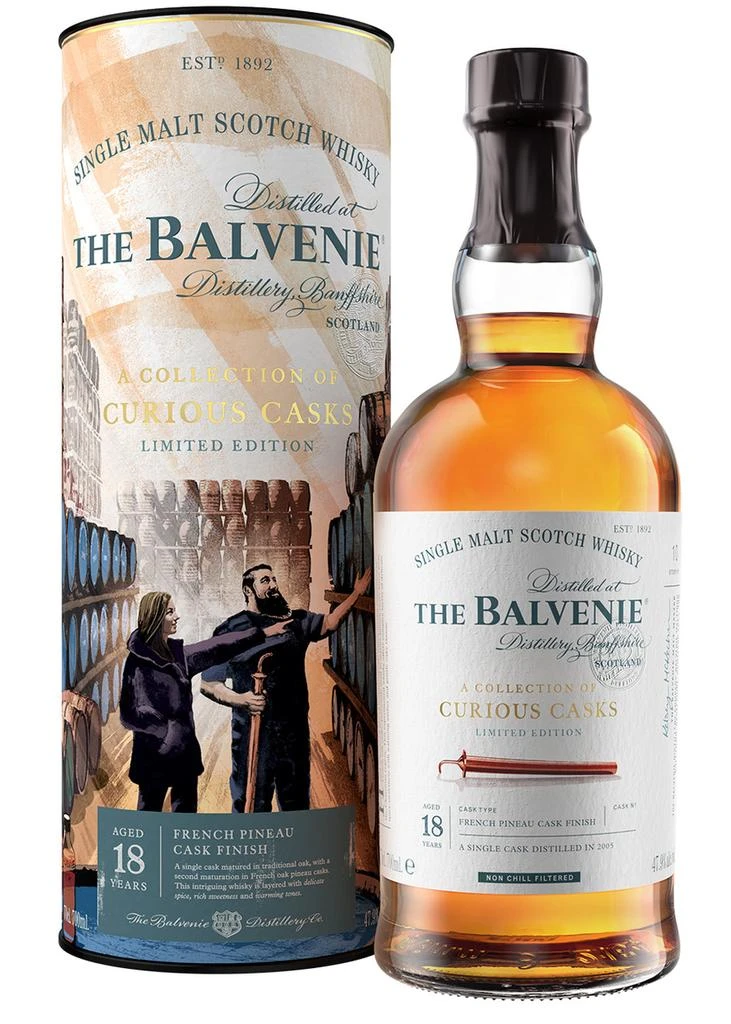 商品Balvenie|18-Year-Old French Pineau Cask Single Malt Whisky,价格¥3479,第1张图片