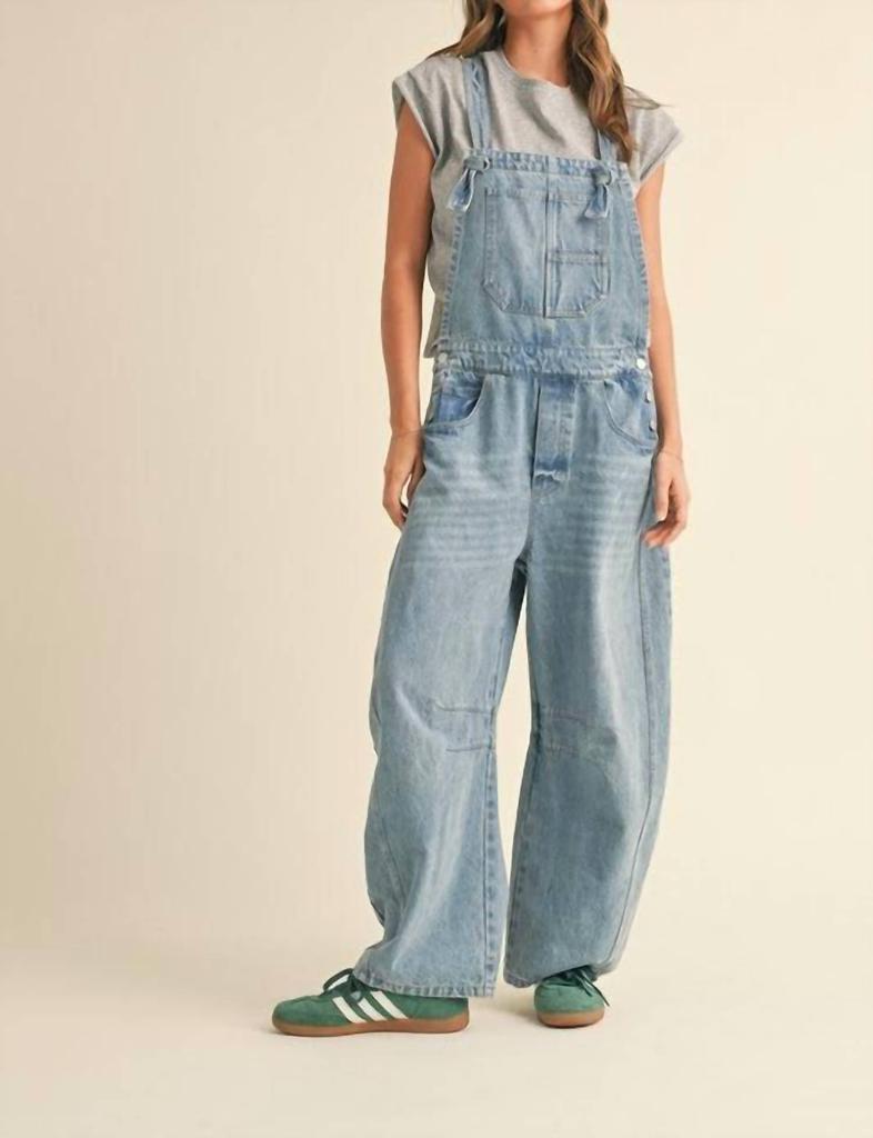 りなmonsieurmini OVERALLS1-2y りなmonsieurmini OVERALLS1-2y One-shoulder jumpsuit in