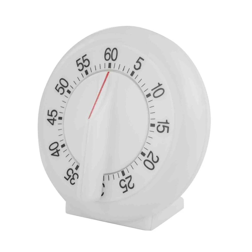 商品Home Basics|Home Basics 60 Minute Mechanical Kitchen Timer, White,价格¥115,第1张图片