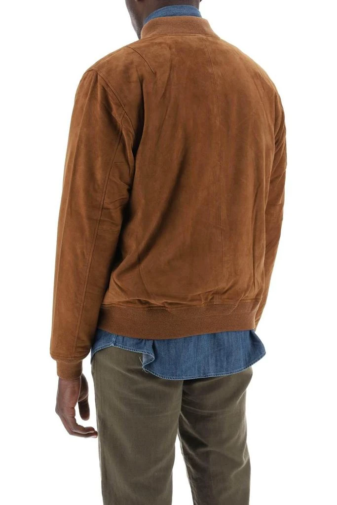 商品Ralph Lauren|Suede leather bomber jacket,价格¥4647,第4张图片详细描述