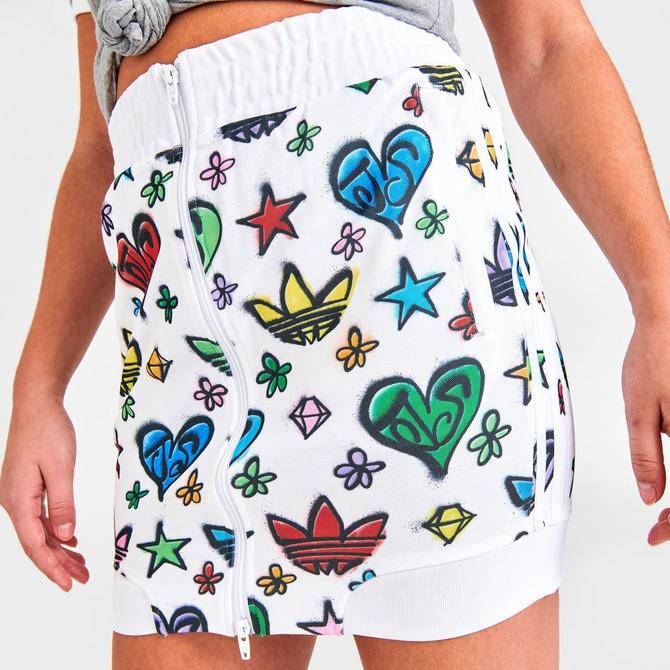 Women's adidas Originals x Jeremy Scott Monogram Skirt商品第5张图片规格展示