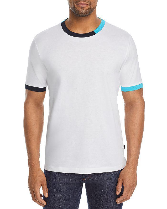 商品Hugo Boss|Regular Fit Short Sleeve Contrast Trim Tee,价格¥568,第3张图片详细描述