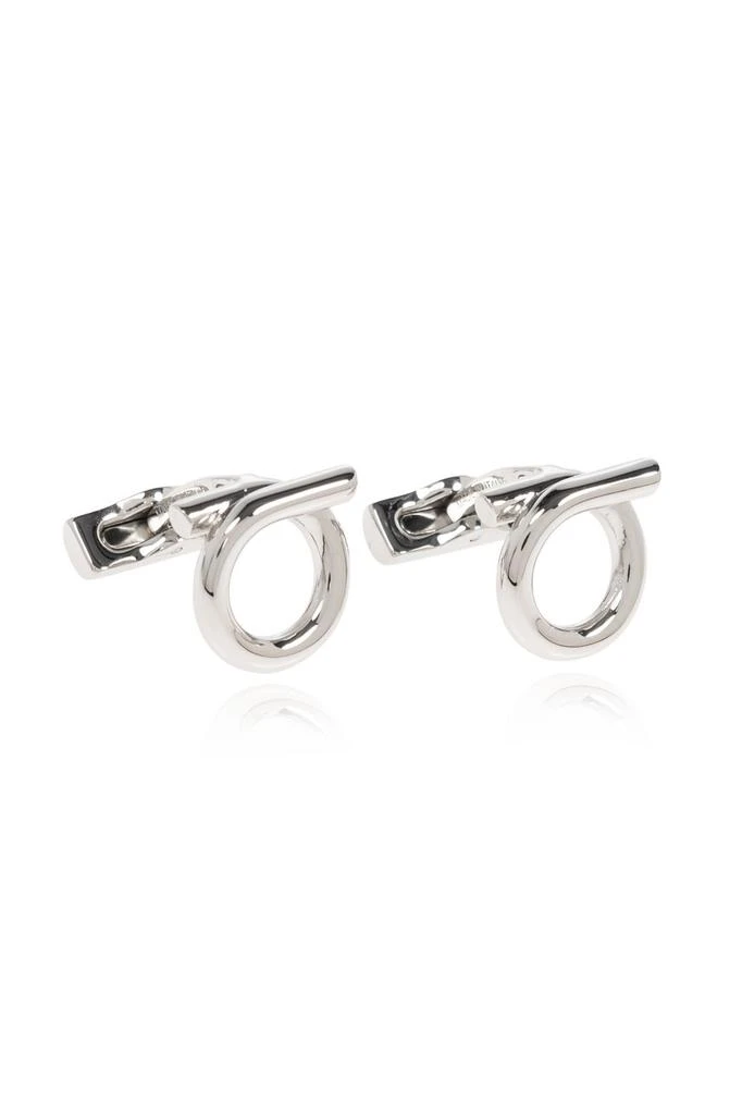 商品Salvatore Ferragamo|Ferragamo Gancini Cufflinks,价格¥1504,第1张图片