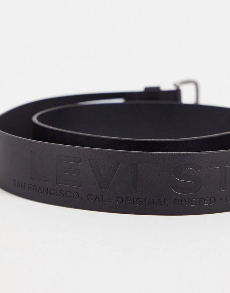 商品Levi's|Levis leather belt in black,价格¥328,第3张图片详细描述