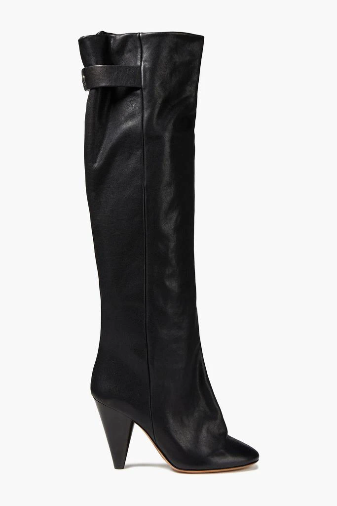 商品Isabel Marant|Lacine leather knee boots,价格¥5845,第1张图片