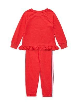 商品Tommy Hilfiger|Little Girl’s 2-Piece Sweatshirt & Sweatpants Set,价格¥113,第2张图片详细描述