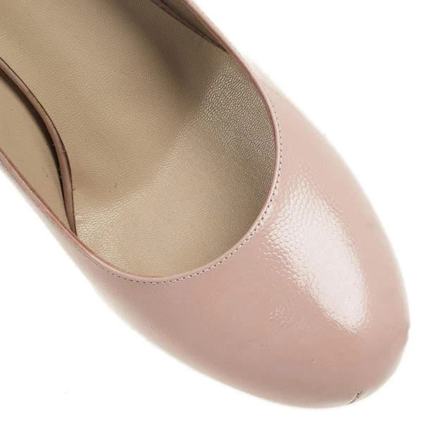 Saint Laurent Paris Pink Leather Tribtoo Platform Pumps Size 38 商品