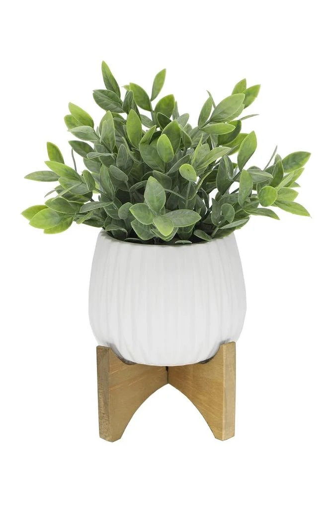 商品FLORA BUNDA|Tea Leaf in Ridge Pot on Stand,价格¥329,第1张图片
