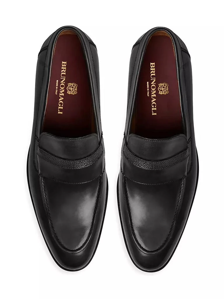 商品Bruno Magli|Silvestro Leather Loafers,价格¥2963,第4张图片详细描述