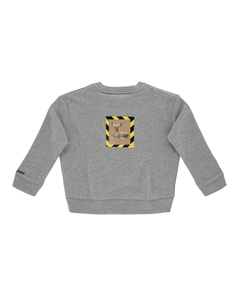 Kids Deer Print Sweatshirt商品第2张图片规格展示