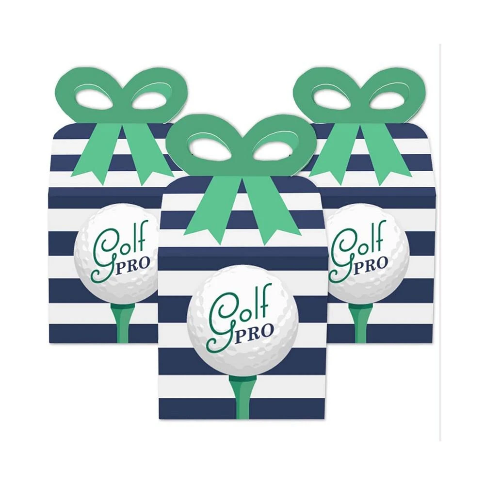 商品Big Dot of Happiness|Par-Tee Time - Golf - Square Favor Gift Boxes - Birthday or Retirement Party Bow Boxes - Set of 12,价格¥142,第2张图片详细描述