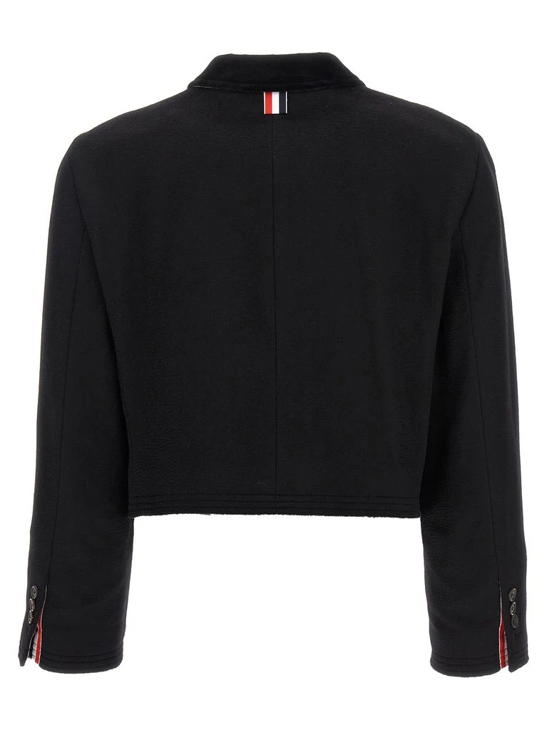 商品Thom Browne|Chesterfield Coats, Trench Coats Black,价格¥17122,第2张图片详细描述