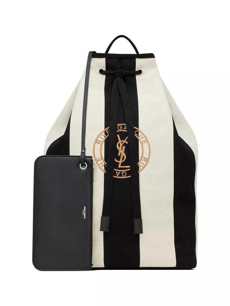 商品Yves Saint Laurent|Rive Gauche Sling Bag in Canvas,价格¥16109,第3张图片详细描述