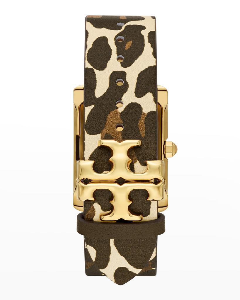 商品Tory Burch|The Eleanor Watch with Animal-Print Leather Strap,价格¥2041,第5张图片详细描述