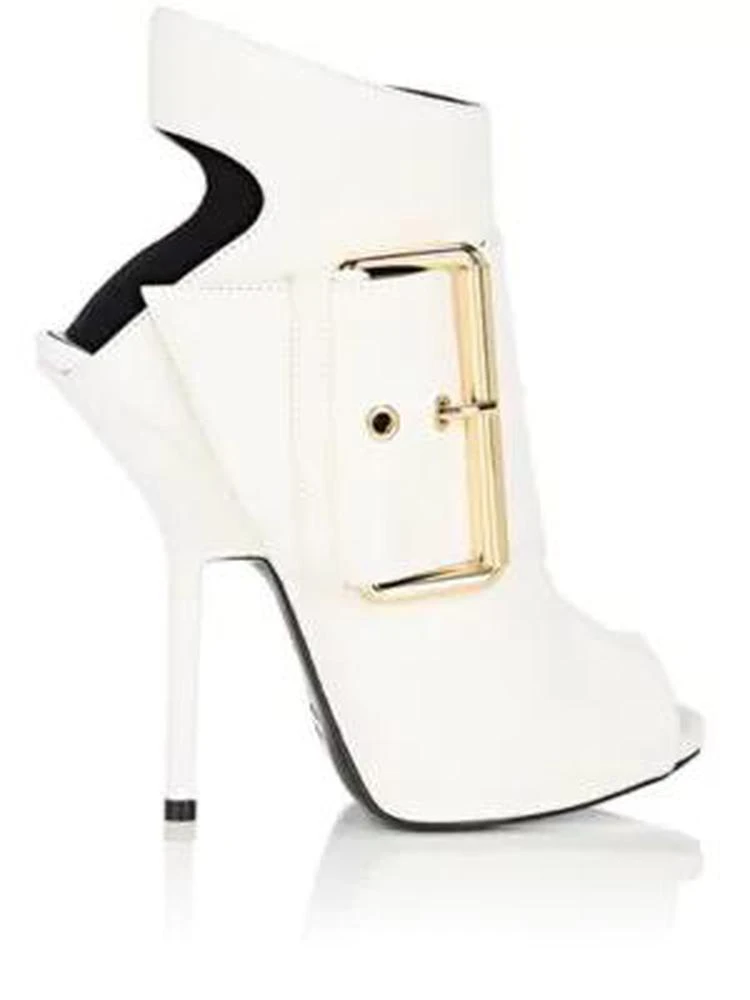 商品Giuseppe Zanotti|Buckle-Detail Suede Ankle Boots,价格¥3787,第1张图片