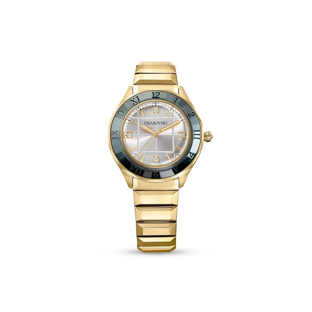 商品Swarovski|Women's Quartz Gold Metal Watch, Swiss Made 37mm,价格¥3991,第1张图片