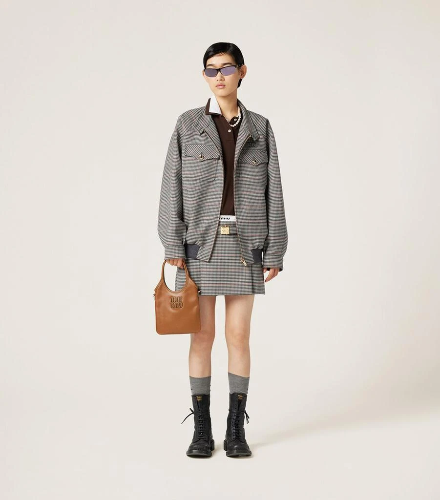 商品Miu Miu|Leather Ivy Top-Handle Bag,价格¥14222,第2张图片详细描述
