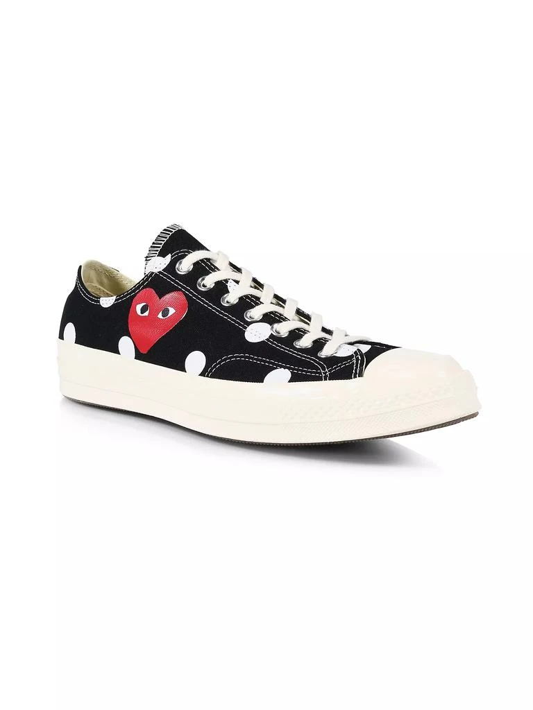 商品Comme des Garcons|Unisex CdG Play x Converse Men's Polka Dot Low-Top Sneakers,价格¥1125,第2张图片详细描述