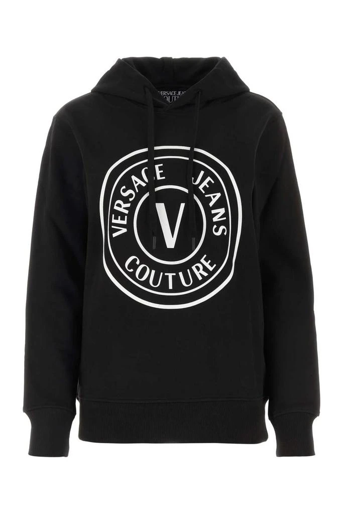 商品Versace|Versace Jeans Couture Logo Printed Drawstring Hoodie,价格¥1080,第1张图片