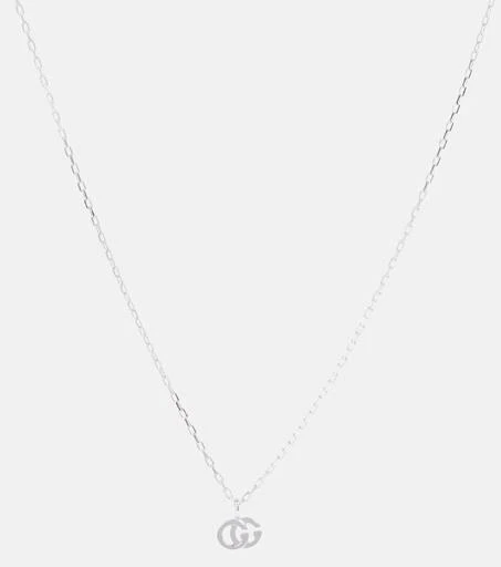 商品Gucci|GG Running 18kt white gold necklace,价格¥12506,第1张图片
