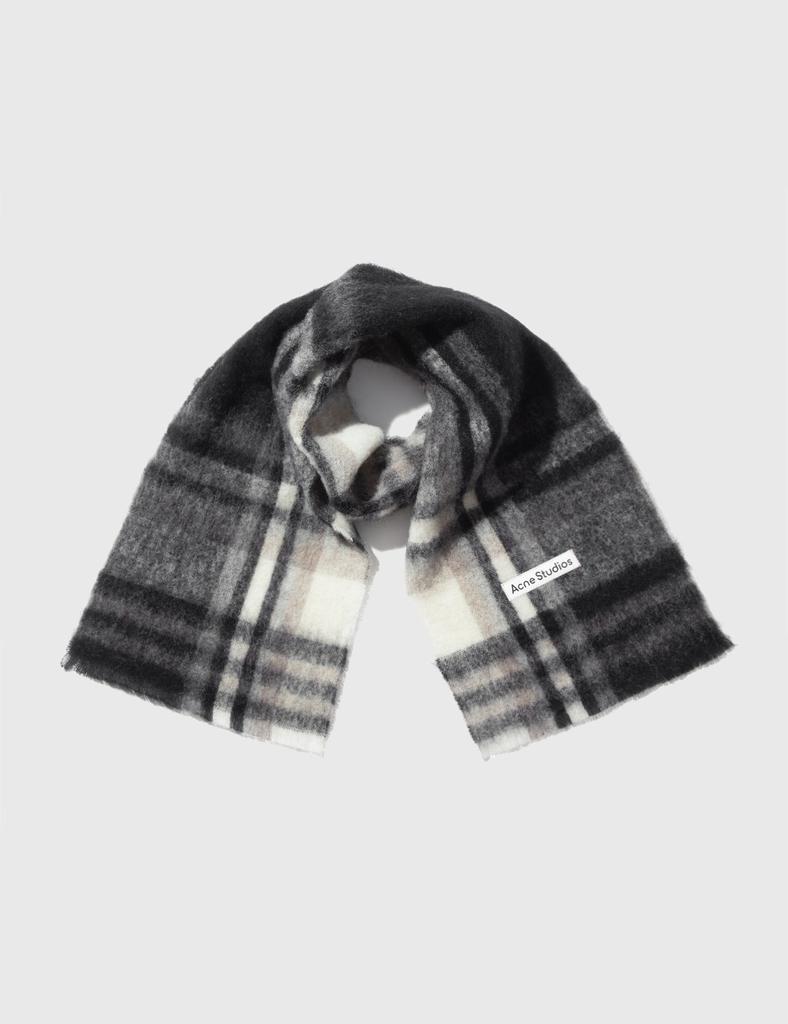 Checked Logo Scarf商品第1张图片规格展示