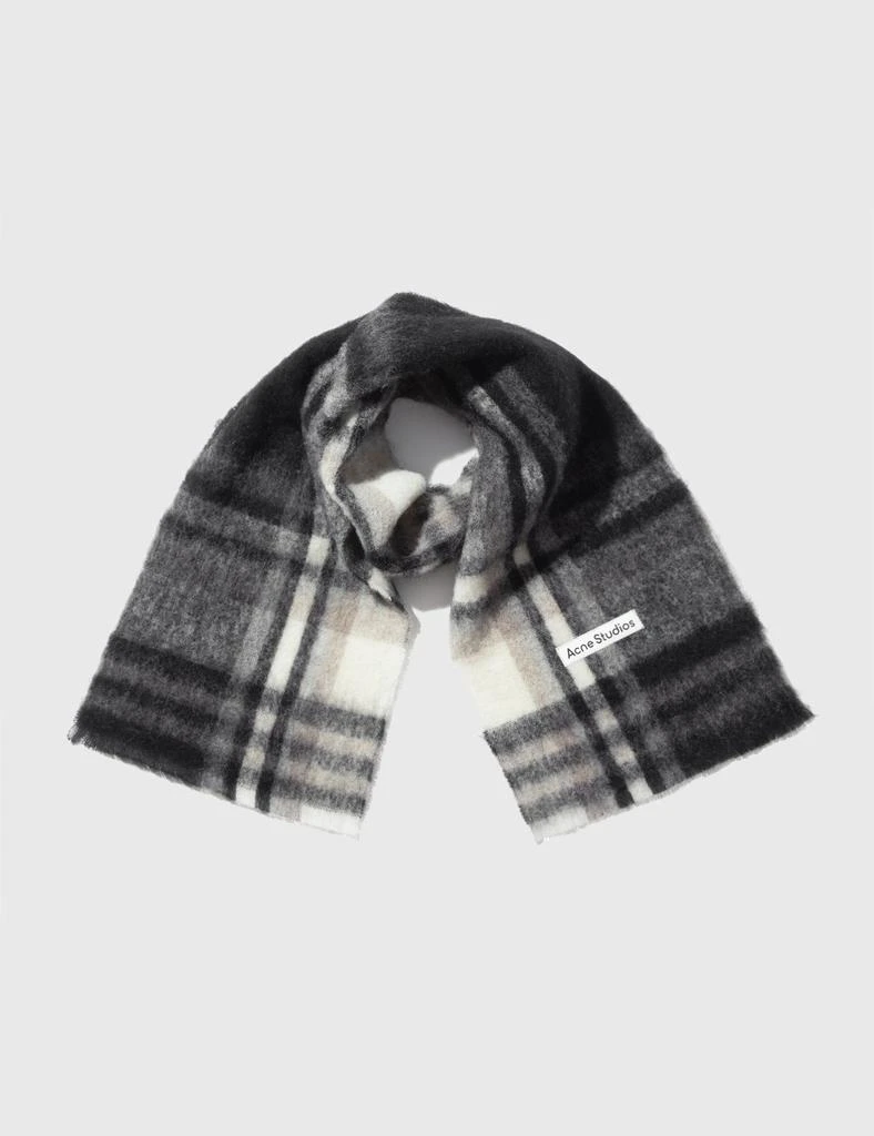 商品Acne Studios|Checked Logo Scarf,价格¥1804,第1张图片