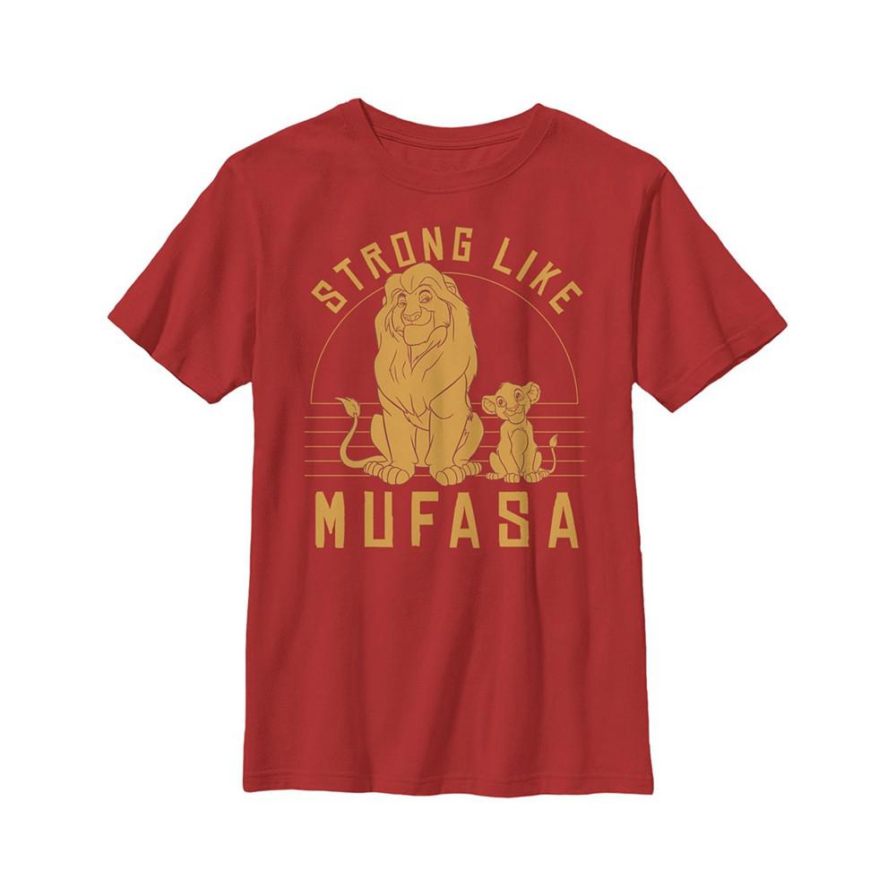 Boy's Lion King Strong Like Father Mufasa  Child T-Shirt商品第1张图片规格展示