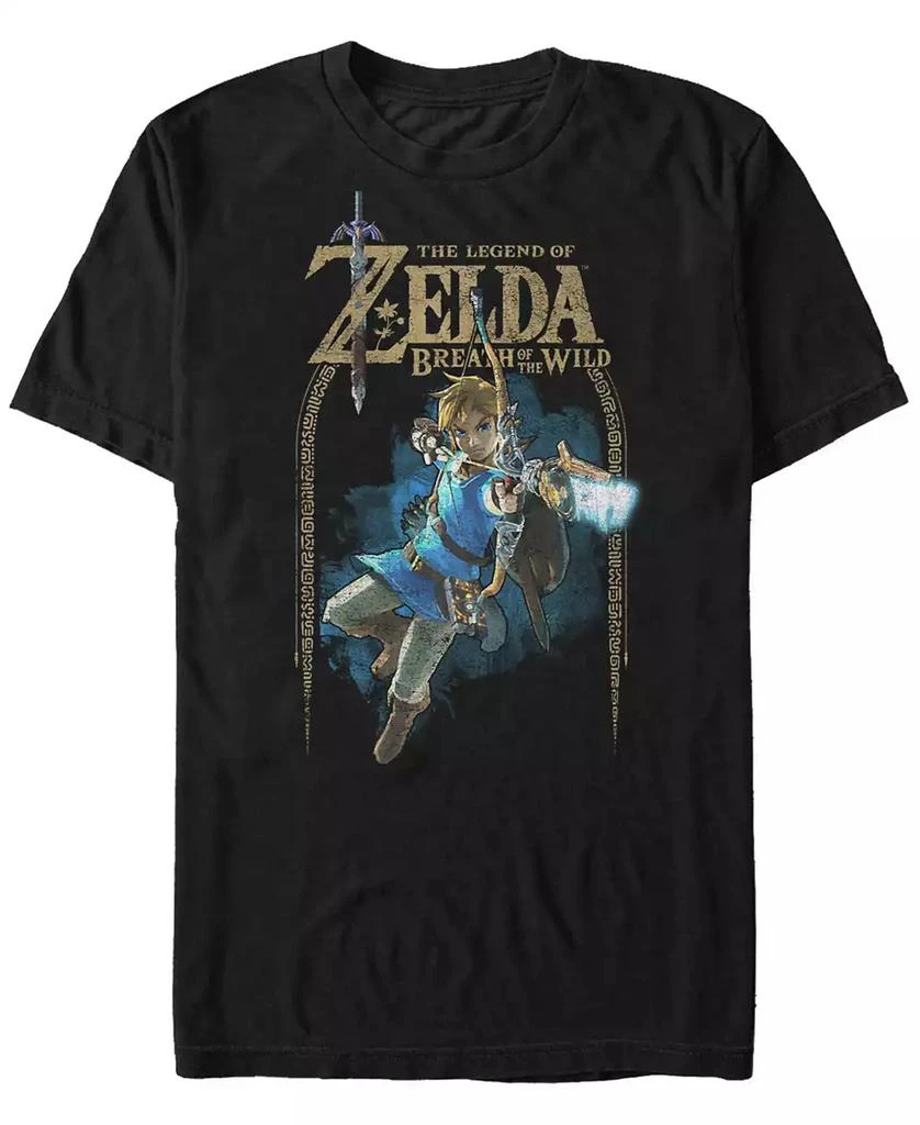 商品Nintendo|Nintendo Men's Legend of Zelda Bow And Arrow Short Sleeve T-Shirt,价格¥187,第1张图片