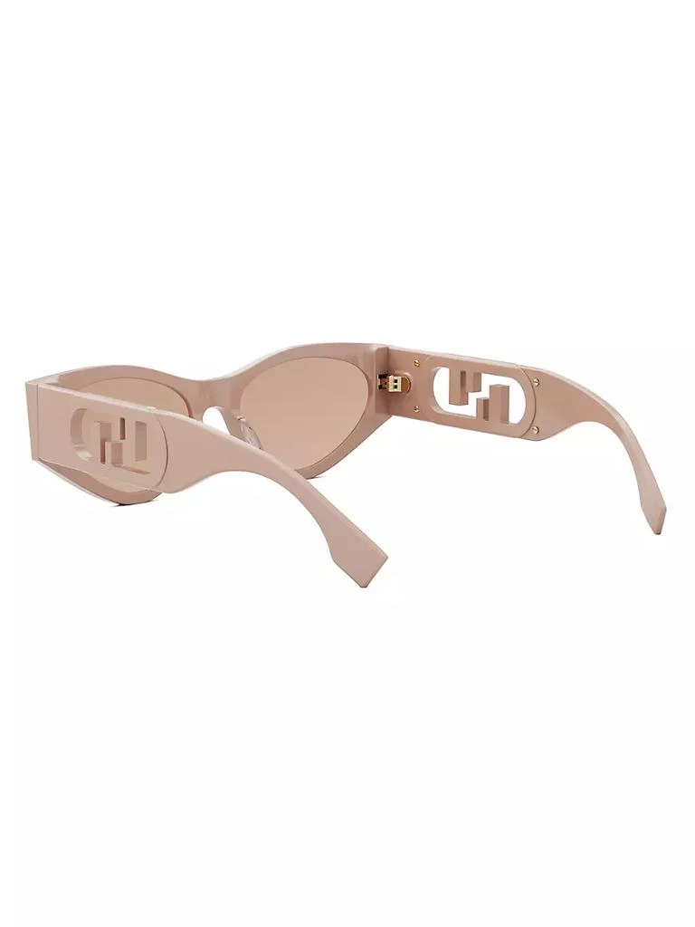 商品Fendi|Maxi O'Lock 54MM Cat-Eye Sunglasses,价格¥1709,第4张图片详细描述